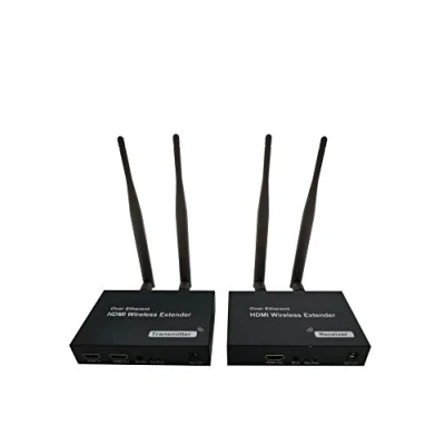 Abbildung von Wireless HDMI Transmitter und Receiver 5G Extender with Loop Out/AUX/IR Control 656 FT/200M for streamt Video Audio von Laptops PCs zu HDTV Projektoren