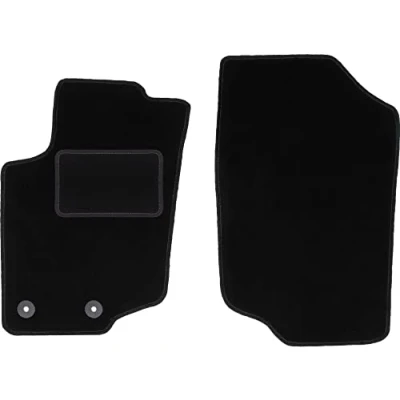 Abbildung von Wielganizator Automatte Passend für Peugeot 207 SW, Kombi, Fließheck 2006 2012 Velours Autozubehör Auto Fußmatten Fußmatte 2 teilig schwarz