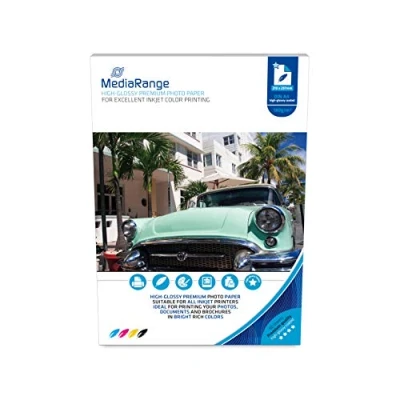 Abbildung von MediaRange Fotopapier hochglänzend A4, 180 gr/m2, 50 Blatt