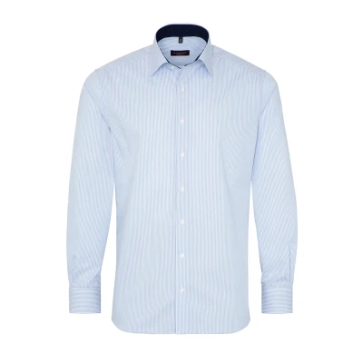 Abbildung von Eterna Fitted Waist Hemd Light blue, Herren, Größe: 38x65, blue