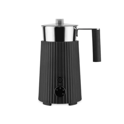 Abbildung von Alessi Milchaufschäumer Plissé Schwarz Michele de Lucchi MDL13 B