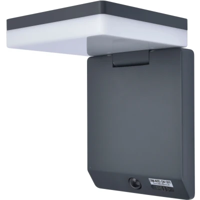 Abbildung von LED Solarwandleuchte Moze, verstellbar mit Sensor