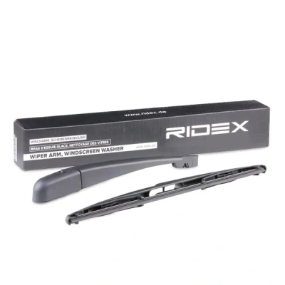 Abbildung von Wischarm, Scheibenreinigung Ridex 301W0049 hinten mit integriertem Wischblatt, Kappe PEUGEOT: Partner II Kastenwagen, 206 Limousine, 807