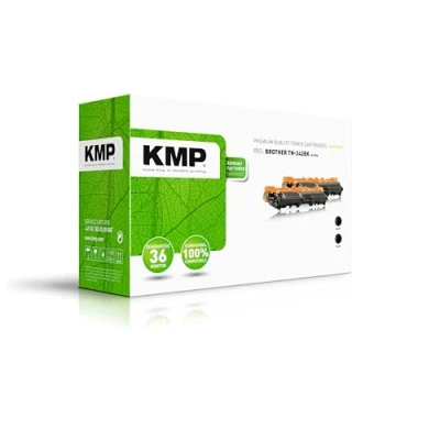 Abbildung von KMP Toner 1248,0021 schwarz kompatibel zu brother 2x TN 242BK, 2er Set