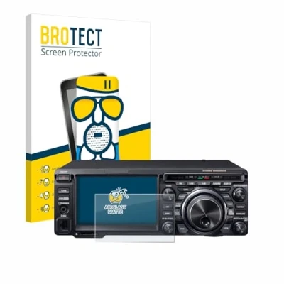 Abbildung von BROTECT Entspiegelungs Schutzglas für Yaesu FT DX10 Schutz Folie Panzerfolie Glas Matt [Extrem Kratzfest 9H, Anti Reflex, Fingerprint]