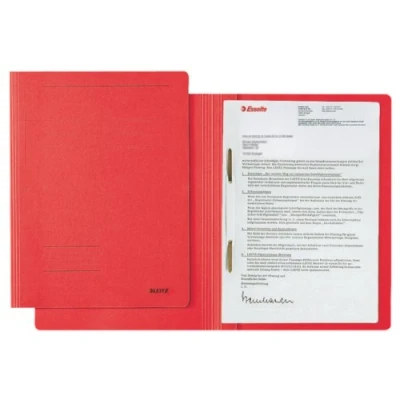 Abbildung von 25 x Leitz Schnellhefter Fresh A4 Manilakarton rot
