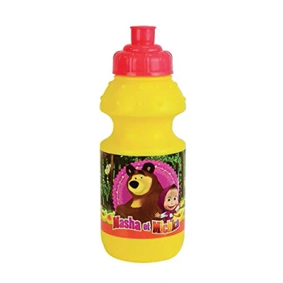 Abbildung von FUN HOUSE Kinder Trinkflasche Misha und MICHKA Junior Yellow, MM 005845