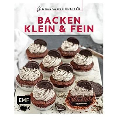 Abbildung von Genussmomente: Backen klein &amp; fein: Schnell und einfach Lieblingsrezepte für Vanille Cupcakes, Chocolate Lava Cakes, Mango Bienenstich Muffins ... im handlichen Format modernem Design)