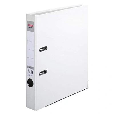 Abbildung von Herlitz Ordner protect Kunststoff (PP) A4 5cm weiß VE=5 Stück maX.file