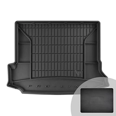 Abbildung von FROGUM ProLine 3D Gummimatte Exklusive Auto Kofferraummatte Kofferraumwanne für Volvo V60 I 2010 2018 Bequemer Organiser Die höchsten Kanten