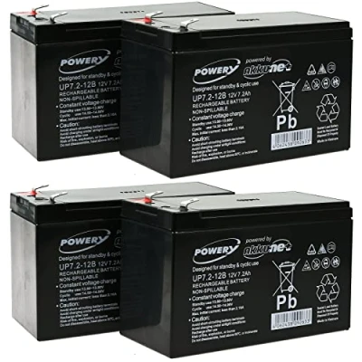 Abbildung von Akku net Blei Gel für USV APC RBC 24, 12V, Lead Acid
