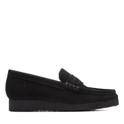 Abbildung von Clarks Originals Wallabeeloafer Slipper, Damen, Größe: 37, Black Veloursleder