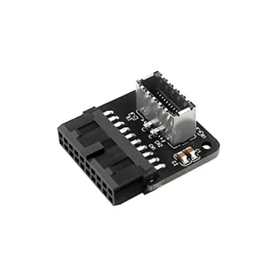 Abbildung von Internal 19 pin Connector (USB 3.0) to USB 3.1 Type E 20 Key A, (90)