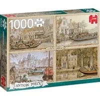 Abbildung von Jumbo Kanalboote Puzzle für Kinder, Größe: One Size, Multicoloured