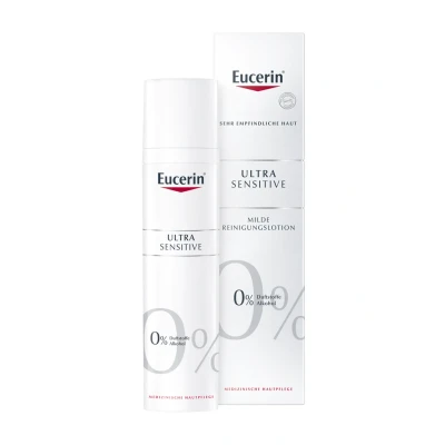 Abbildung von Eucerin Reinigungslotion ULTRASENSITIVE, Reinigt Empfindliche HAUT Gesichtsreinigung, Größe: 100 ml,