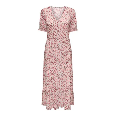 Abbildung von ONLY Onlchianti LONG Dress Maxikleid, Damen, Größe: XS, Cloud dancer