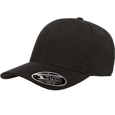 Abbildung von Flexfit Herren Men&#039;s 110 Cool &amp; Dry Athletic Cap Hut, schwarz, Einheitsgröße