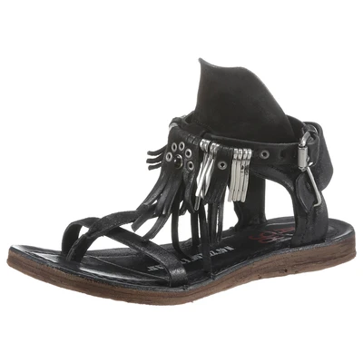 Abbildung von A.S.98 Riemchensandale &quot;RAMOS&quot;, Sommerschuh, Sandalette mit modischen Fransen