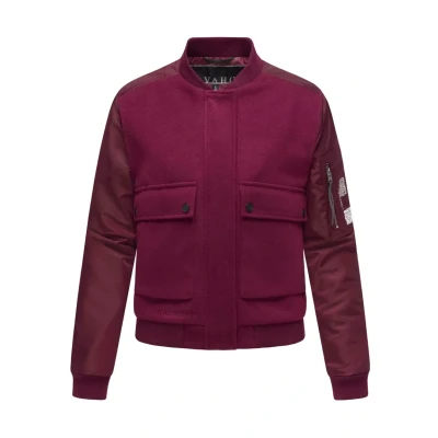 Abbildung von Navahoo Bomberjacke, Damen, Größe: XS, Dark red melange