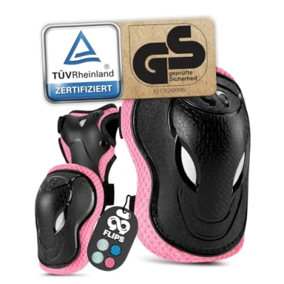 Abbildung von Schützer Set Protektoren Kinder Skateboard TÜV 3 er Schoner Inliner Skating