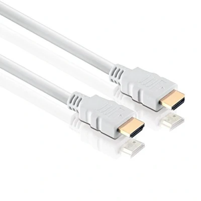 Abbildung von conecto HDMI Kabel HIGH Speed mit Ethernet (vergoldete Stecker, Full HD 1080p, 3D) 0,5m weiß