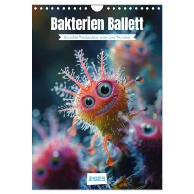 Abbildung von Bakterien Ballett (Wandkalender 2025 DIN A4 hoch), CALVENDO Monatskalender