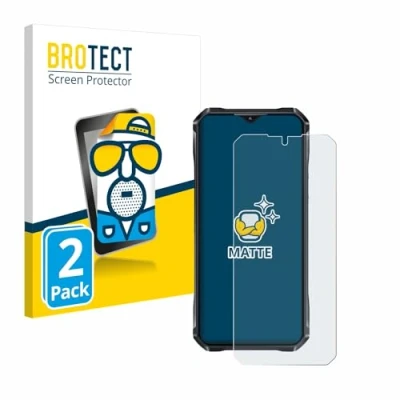 Abbildung von BROTECT Entspiegelungs Schutzfolie für Oukitel WP33 Pro (2 Stück) Matte Displayschutz Folie, Anti Reflex, Fingerprint