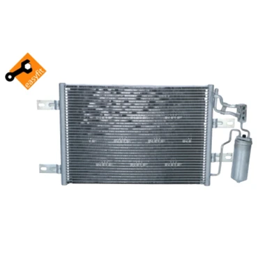 Abbildung von NRF Easy Fit 35646 Klimakondensator mit Trockner, Dichtring 12,6 8,6 Aluminium 495 OPEL: Meriva A