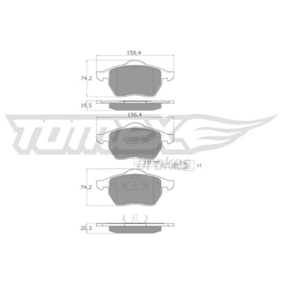 Abbildung von Bremsbelagsatz, Scheibenbremse KRAFT AUTOMOTIVE 6000375