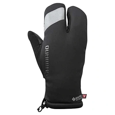 Abbildung von SHIMANO Unisex INFINIUM™ Primaloft® 2x2 Handschuhe, Schwarz, Größe M