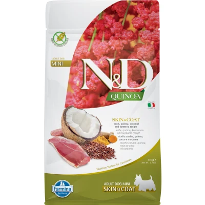 Abbildung von N&amp;D Quinoa DOG Skin &amp; Coat Ente Kokosnuss Mini varianten 800 g