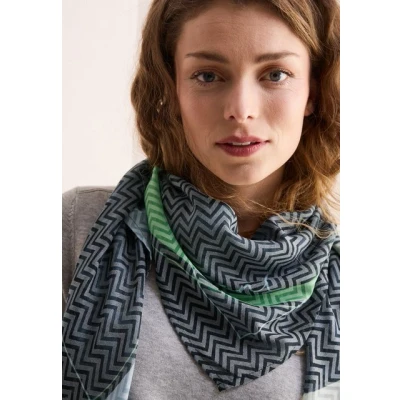 Abbildung von Cecil Gemustertes Tuch, Damen, Größe: One Size, Blau