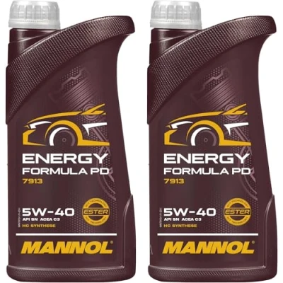 Abbildung von QR Parts Set 85447409 MN7913 1 2x1 Liter Original MANNOL Motoröl Energy Formula PD 5W 40 Engine Oil Öl