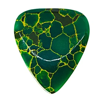 Abbildung von Timber Tones Stone Plektrum aus Arizona Jade
