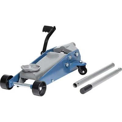 Abbildung von Cartrend Werkstatt Rangierwagenheber mit Quick Lift, Hydraulik, bis zu 3 Tonnen Tragkraft, Hubhöhe von 145 500 mm, gefertigt aus Qualitätsstahl