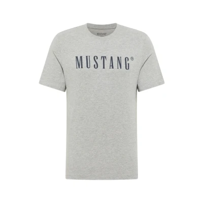 Abbildung von MUSTANG Herren Style Austin T Shirt, Mid Grey Mélange 4140, 6XL EU