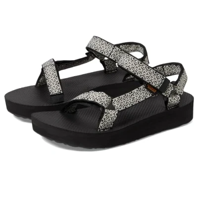 Abbildung von Teva Midform Universal Trekkingsandale, Damen, Größe: 40, Boho white/black Schuhe