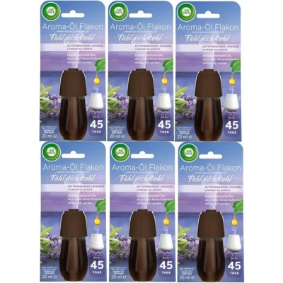Abbildung von Air Wick Duftöl Nachfüller Entspannender Lavendel (Spar Pack, 6 St., (6 x 20ml)