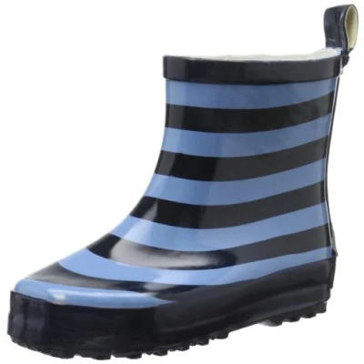 Abbildung von Playshoes Jungen Unisex Kinder Gummistiefel Halbschaft Regenstiefel, Ringel, 19 EU