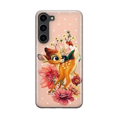 Abbildung von ERT Group Handyhülle für Samsung S23 Original und offiziell Lizenziertes Disney Muster Bambi 014 optimal an die Form des Handy angepasst, hülle aus TPU