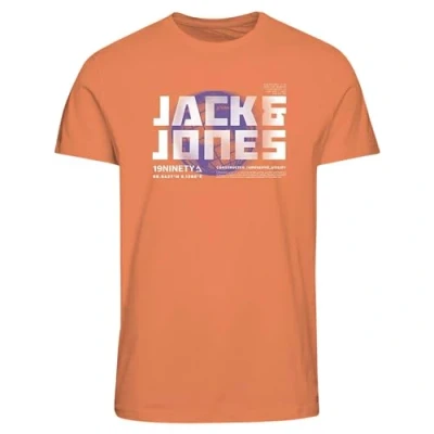 Abbildung von JACK &amp; JONES T Shirt Herren, Tangerine, S