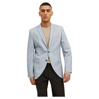 Abbildung von Jack &amp; Jones Klassischer Sakko, Herren, Größe: 50, Cashmere blue