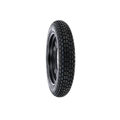 Abbildung von Komplettrad 2,1x12&quot; Scheibenrad schwarz + Reifen VeeRubber VRM 220 Simson SR50, SR80, SD25/50