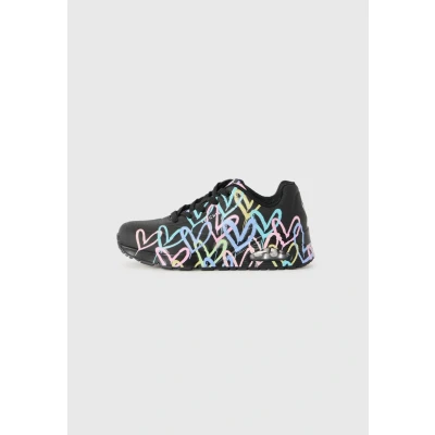 Abbildung von Skechers Damen UNO Spread The Love Sneaker, Schwarz, 38 EU