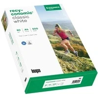 Abbildung von Inapa Drucker und Kopierpapier Recyconomic Classic White Druckerpapier A4 80 g (500 Blatt)