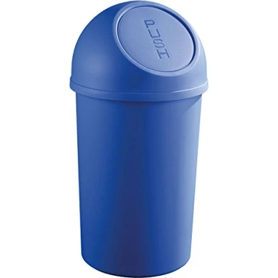 Abbildung von helit H2401334 Push Abfallbehälter „the flip“ 45L, blau