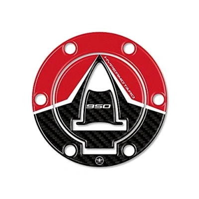 Abbildung von labelbike 3D Harz Aufkleber Dekoration und Schutz des Motorrad Tankdeckels kompatibel mit Ducati Hypermotard 950 2019 2024