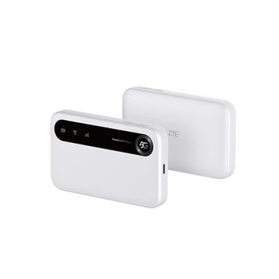 Abbildung von ZTE Modem U50 Mobiler 5G WiFi Hotspot mit SIM Steckplatz bis zu 32 Geräte Weiß