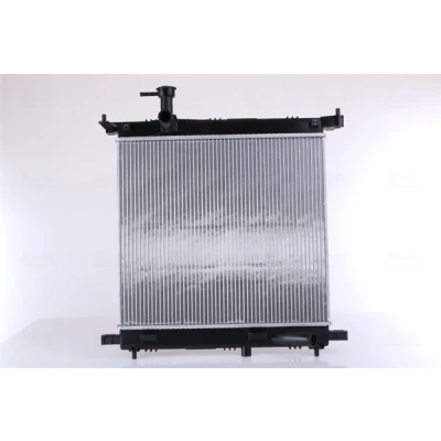 Abbildung von NISSENS 606138 Kühler, Motorkühlung Aluminium 400 447 16 Kühlrippen gelötet NISSAN: Note II Hatchback