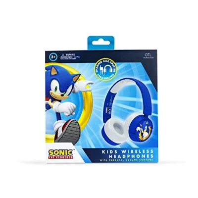 Abbildung von OTL Sonic the Hedgehog kabellose Kinder Kopfhörer Bluetooth (Bluetooth, Lautstärkebegrenzug)